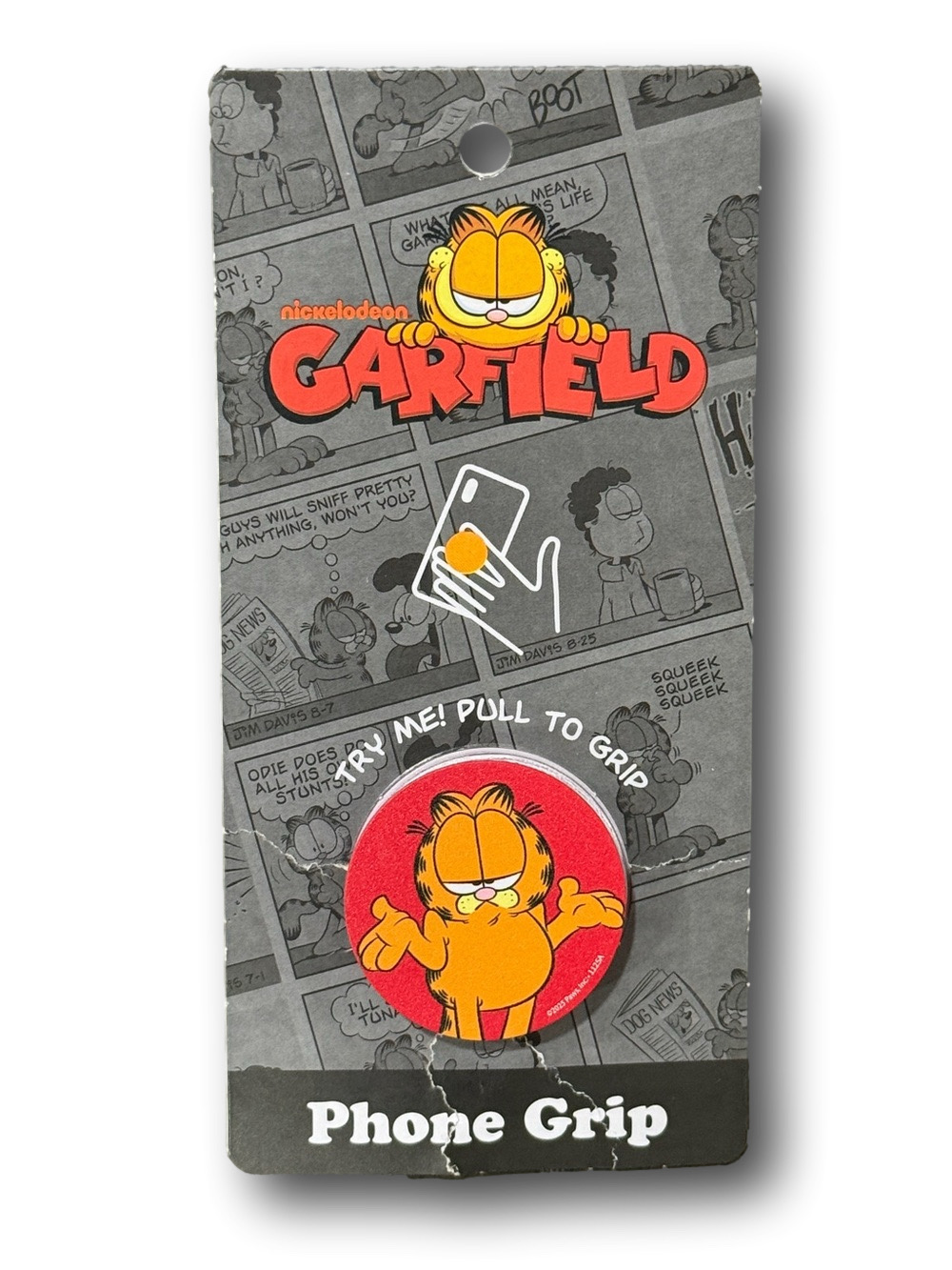 Nickelodeon Garfield The Cat Cell Phone Grip - NWT